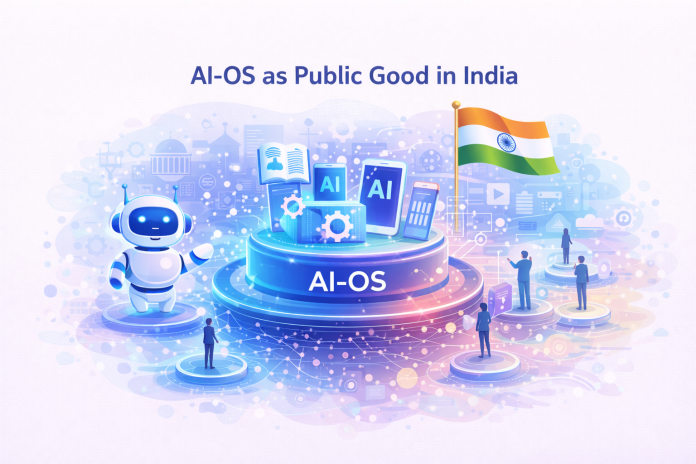 A vibrant representation of AIOps in India showcasing technology and innovation