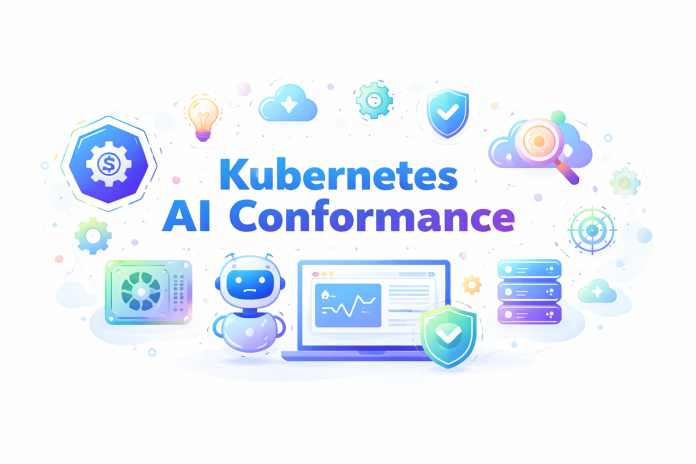 Kubernetes AI Conformance logo representing AI workloads