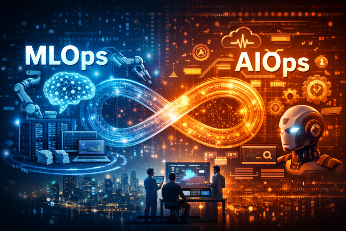 MLOps and AIOps integration in IT operations