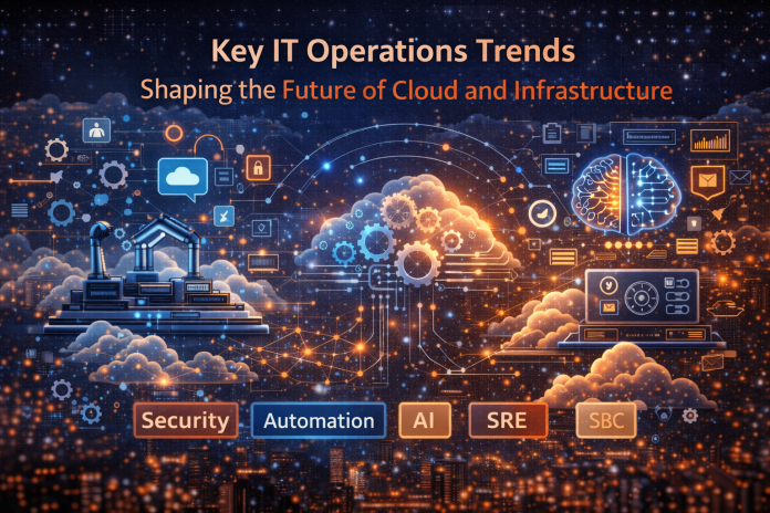 Key IT operations trends for cloud and infrastructure