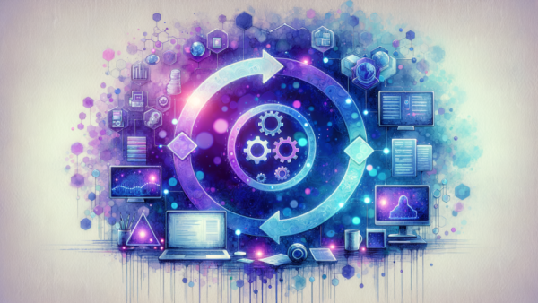 DevOps lifecycle diagram illustrating key stages